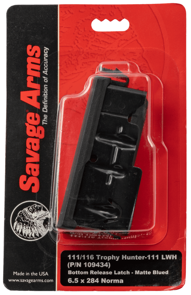 Savage 6.5x284 Norma Axis 4rd Detachable Steel Magazine Matte Blued