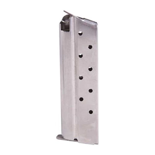 Metalform 9mm Stainless Steel 1911 Government Commander Magazine 9 Round Removable Base
