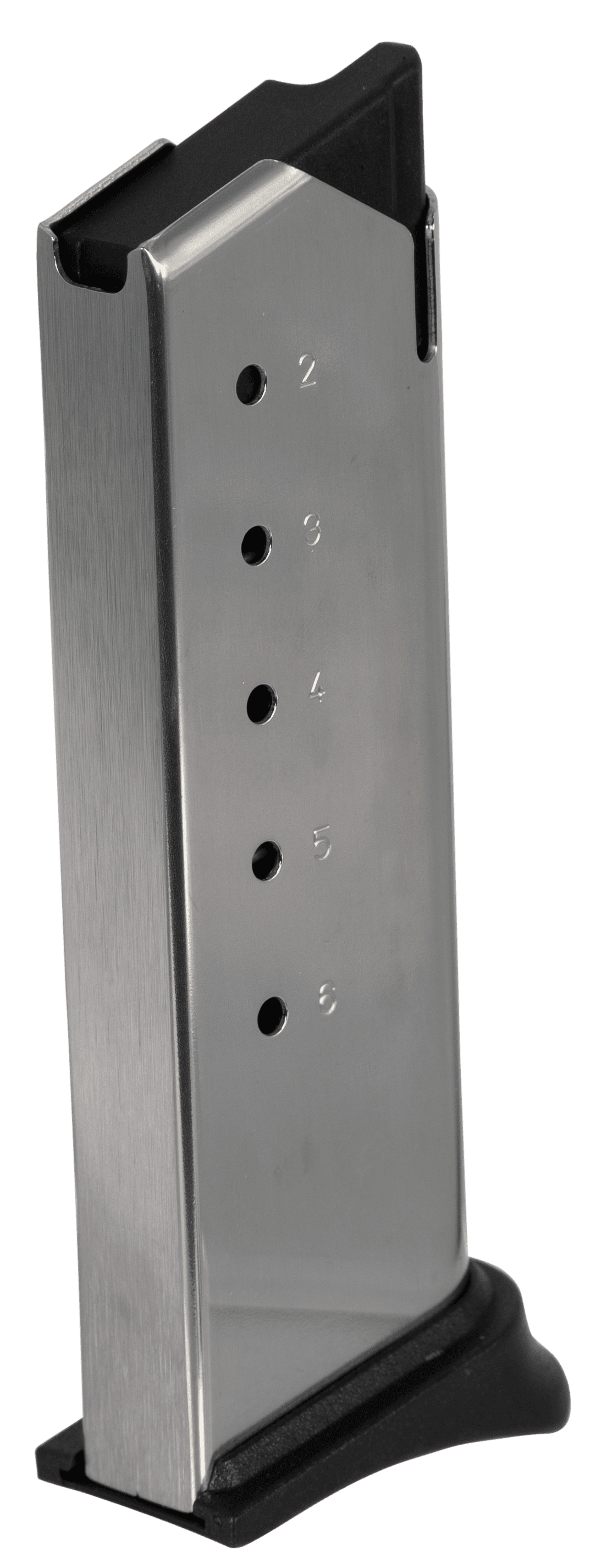Springfield Armory XD-E 45 ACP 6rd Extended Floorplate Stainless Steel Magazine