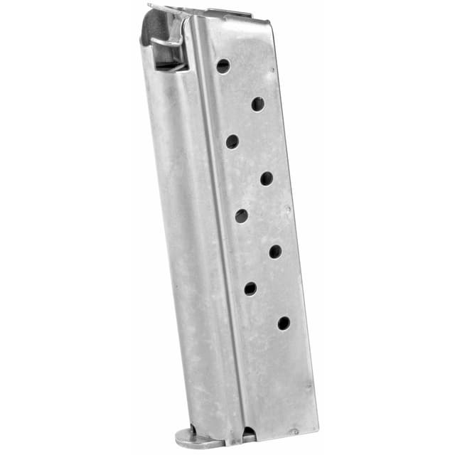 Colt 1911 Magazine Stainless 9mm Luger 9 Round Fits Government Commander Gold Cup