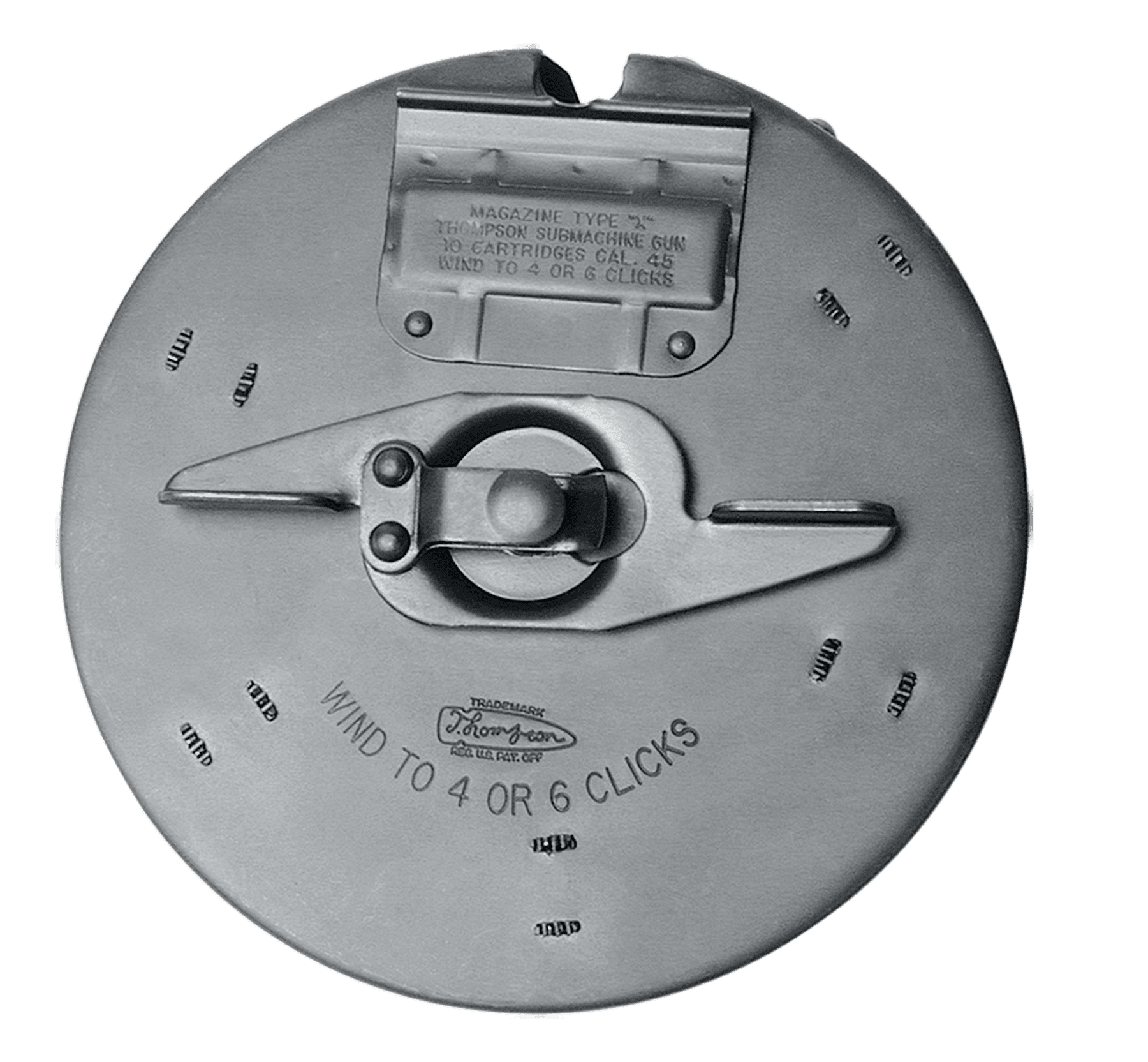 Auto Ordnance Thompson T12BKT A1 10rd Drum Magazine 45 ACP Blued Steel