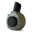Armsco Shotgun Drum Magazine 20 Round FDE with Black Parts for Orthos Arms Otus