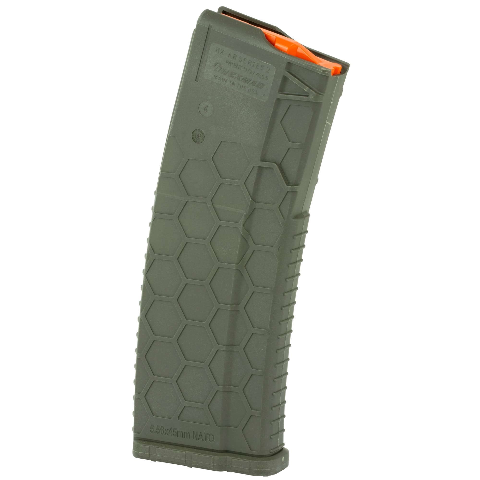 Hexmag 30rd Multi-Caliber Magazine OD Green Compatible with AR-15 SCAR 16 Tavor