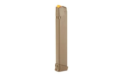 Glock 33rd 9mm Luger Magazine Flat Dark Earth for Glock 17 19 26 34 45