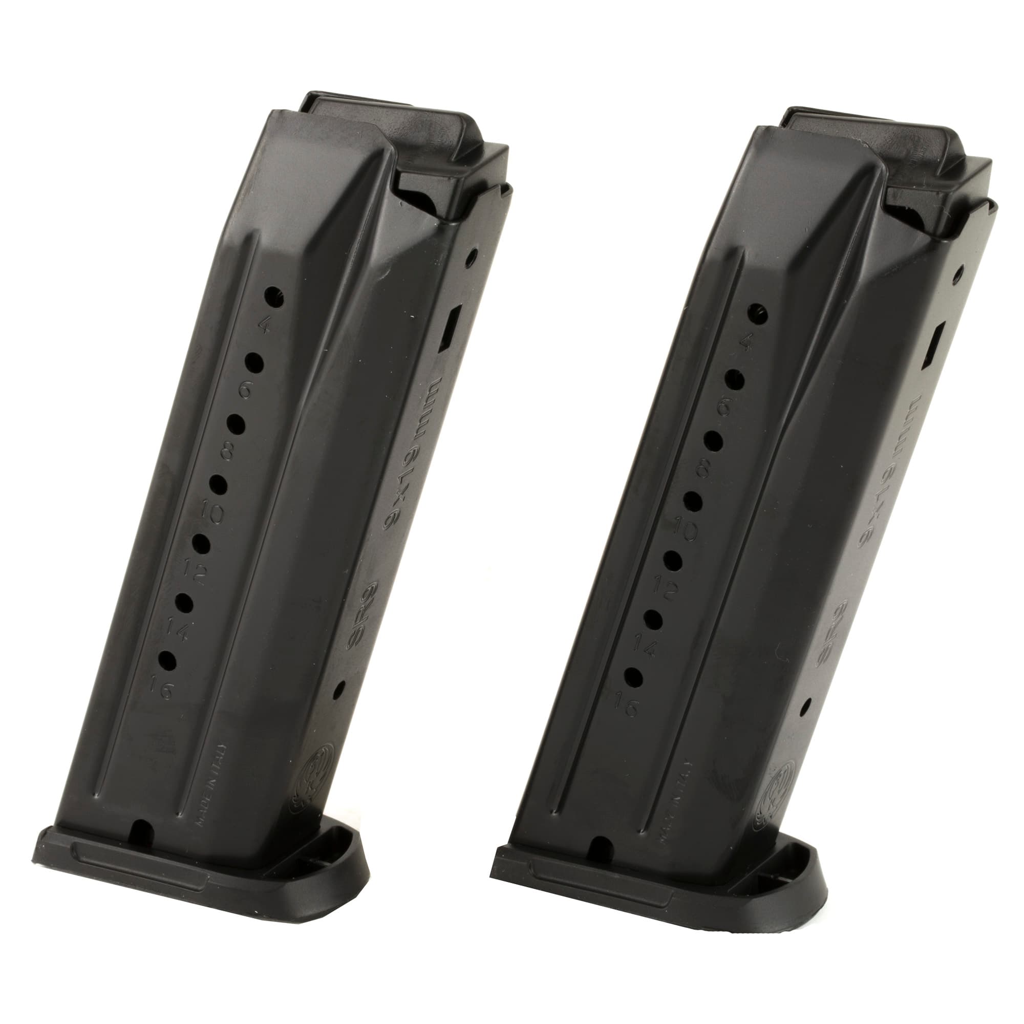 Ruger Sr9c Src 9e 9mm Blued Steel 2 Pack Magazines