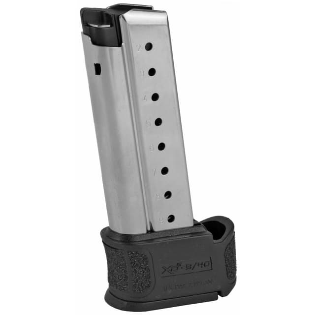 Springfield Armory XD-S Mod2 9mm Luger 9rd Stainless Steel Magazine with Sleeve