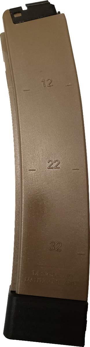 Manticore Arms PGS Hybrid Scorpion EVO Magazine FDE 32rd 9mm Luger