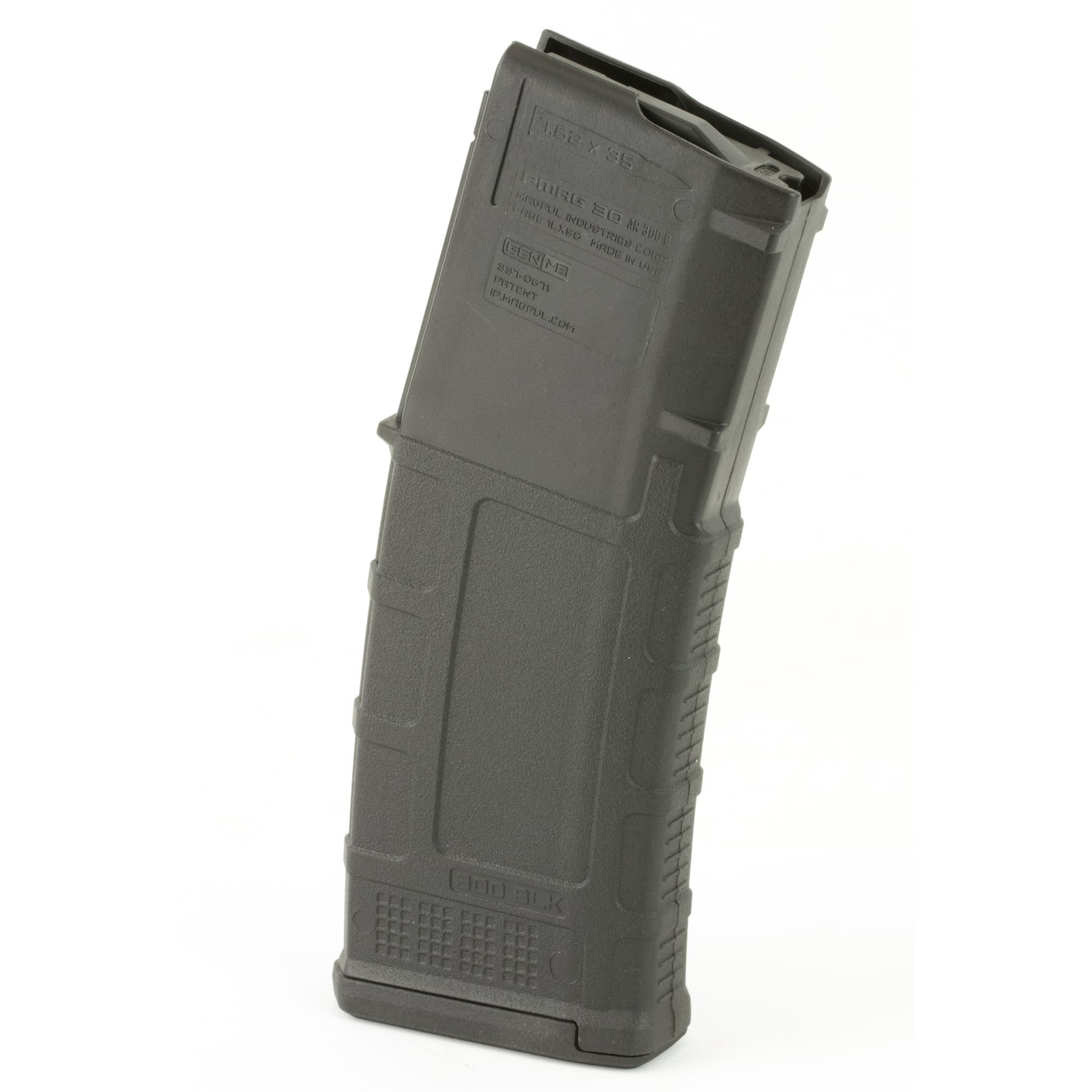Magpul MAG800BLK PMAG GEN M3 30rd 300 Blackout Fits AR-15 Black Polymer