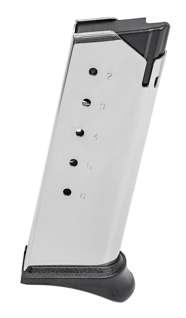Springfield Armory XD-S Mod2 6rd Hook Floor Plate 40 S&W Stainless Steel Magazine