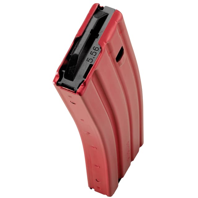 DuraMag 30rd Magazine Red Aluminum 223 Rem 300 Blackout 5.56 NATO AR-15