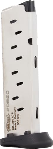 Walther Magazine PD380 .380ACP 9-Round Stainless Steel Centerfire Pistol