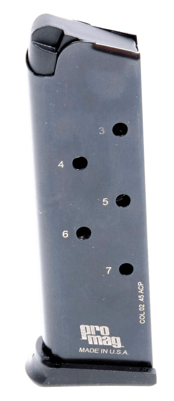 ProMag COL02 7rd 45 ACP Magazine Fits 1911 Government Blued Steel