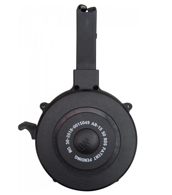 RWB AR-15 Drum Magazine .223/5.56 50rd Polymer