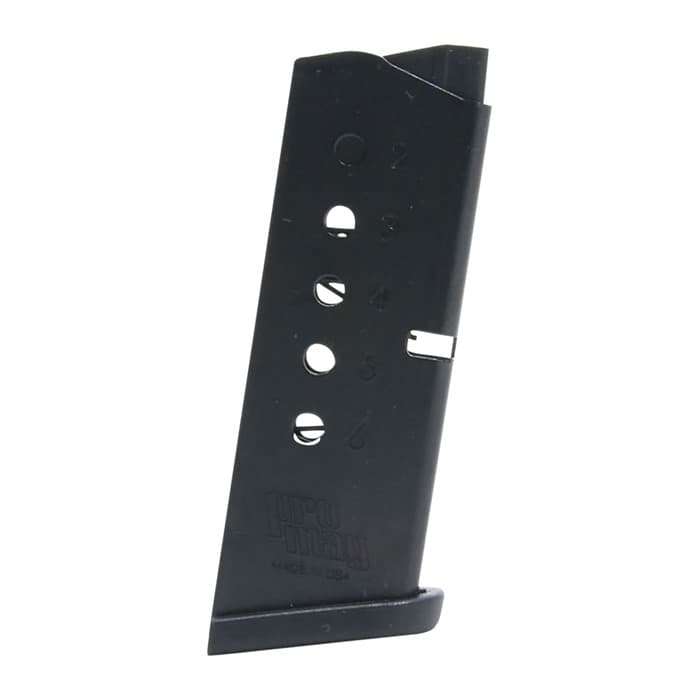 ProMag SMI20 6rd 380 ACP Magazine Fits S&W Bodyguard Blued Steel