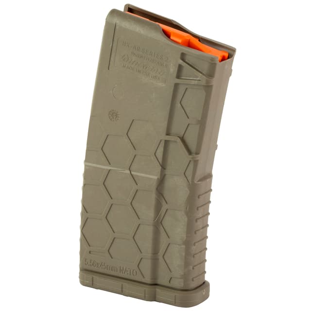 Hexmag HX1020AR15FDE Shorty 10rd 5.56x45mm NATO Polymer Magazine AR-15 Flat Dark Earth