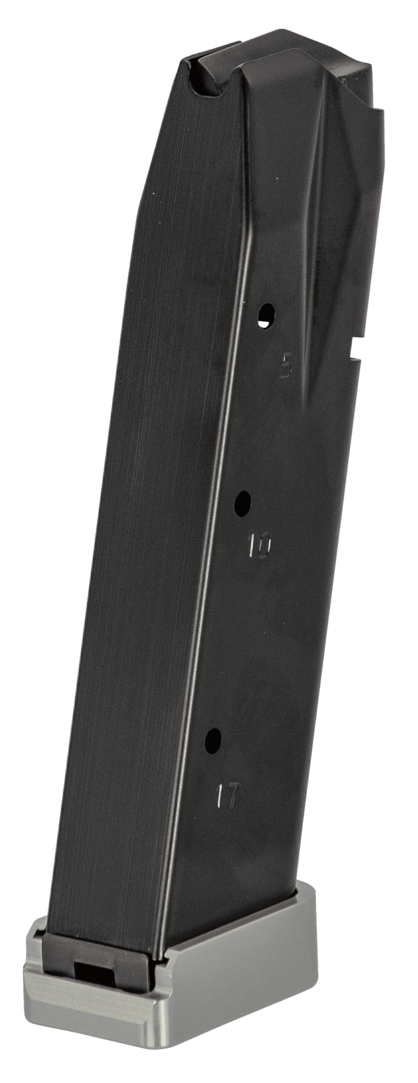 Mec-Gar 19rd Extended 9mm Luger Magazine Fits Sig P226 X5 Carbon Steel