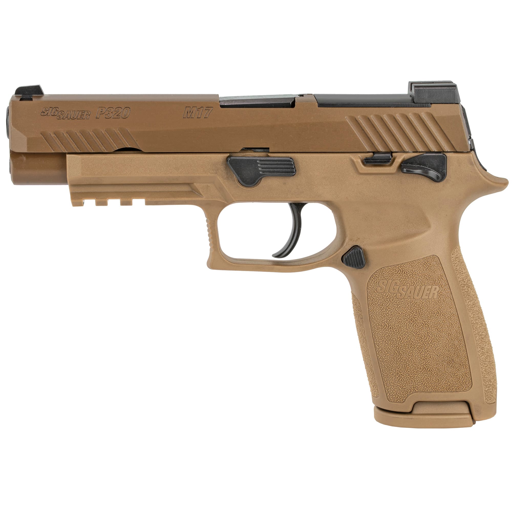 Sig Sauer P320F M17 9mm Luger 4.7in Coyote Tan PVD