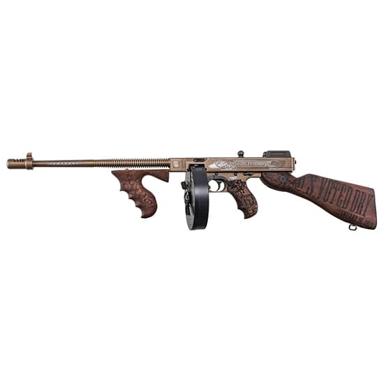 Auto Ordnance Thompson M1 45 ACP 16.5in 50rd Drum Burnt Bronze Cerakote Bootlegger