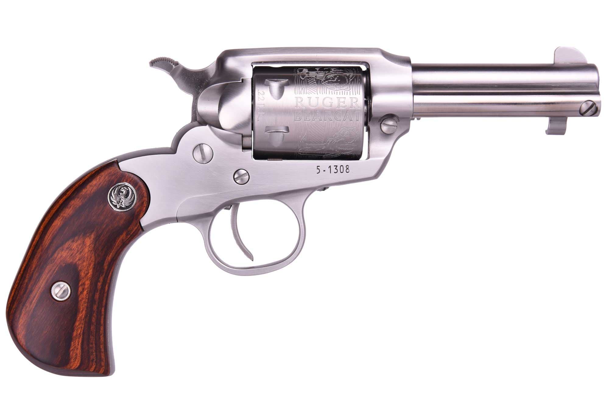 Ruger Bearcat Shopkeeper 22 Long Rifle 3 Inch 6 Rounds Stainless Steel