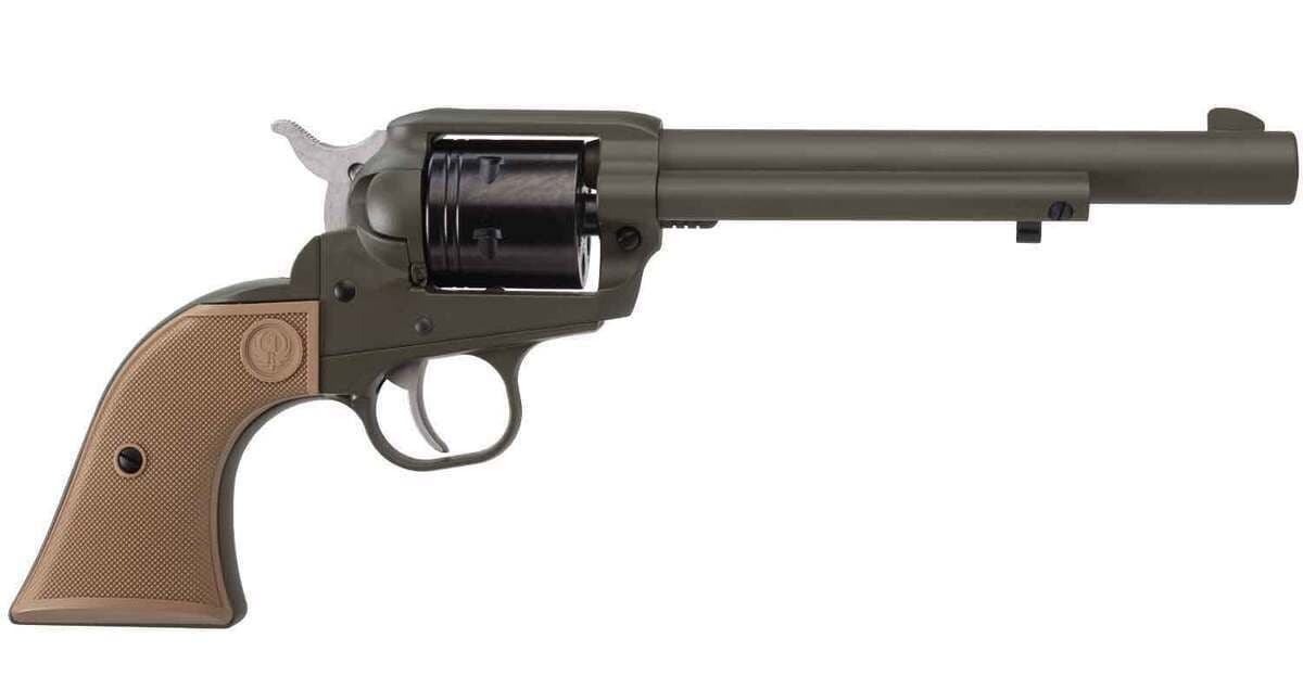 Ruger Wrangler 22 Long Rifle 6.5in 6rd OD Green Flat Dark Earth