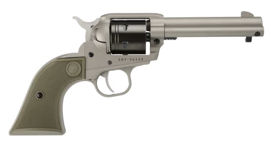 Ruger Wrangler 22 Long Rifle 4.625in 6rd Silver/Synthetic