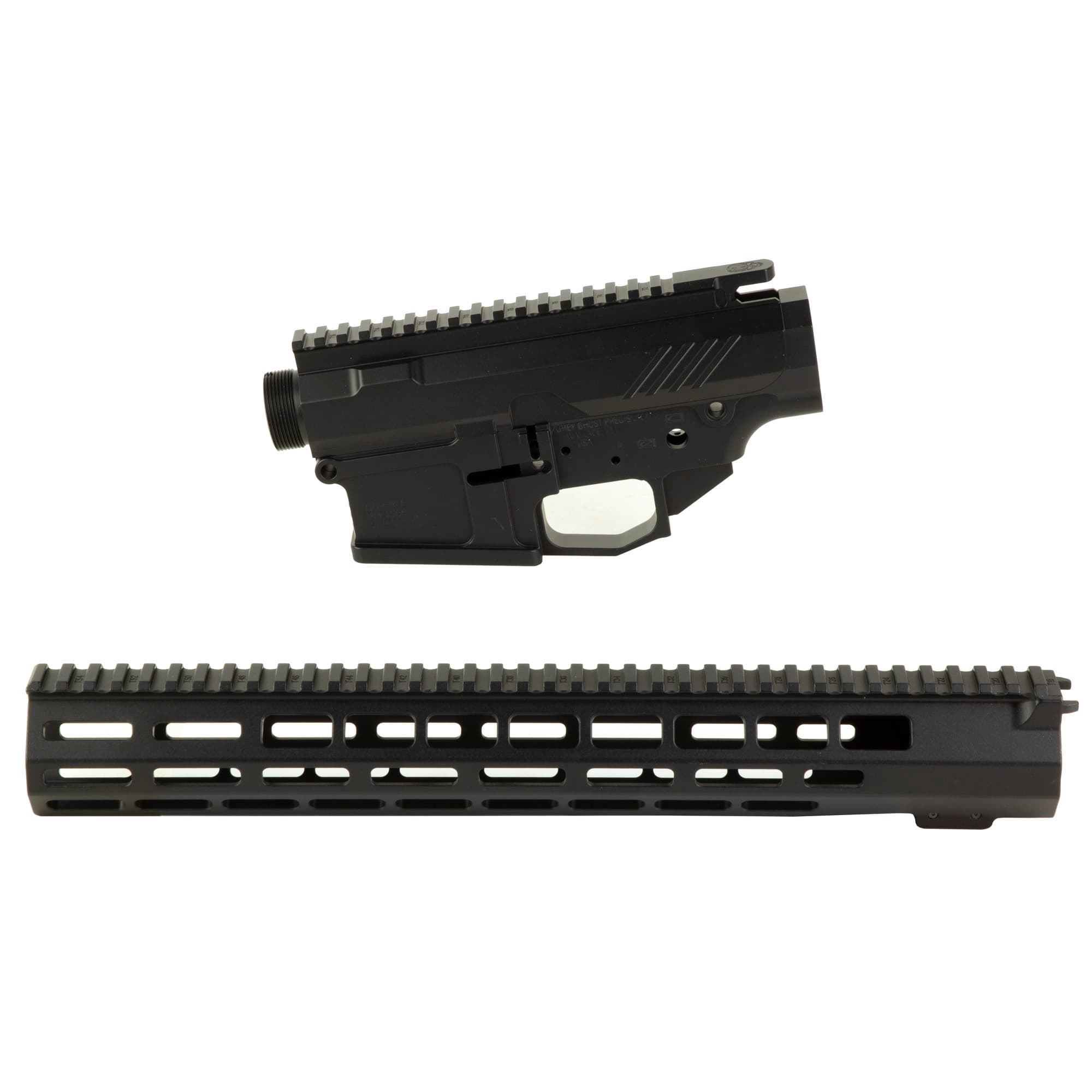 GGP AR10 BILLET RCVR SET W/15" HG BK