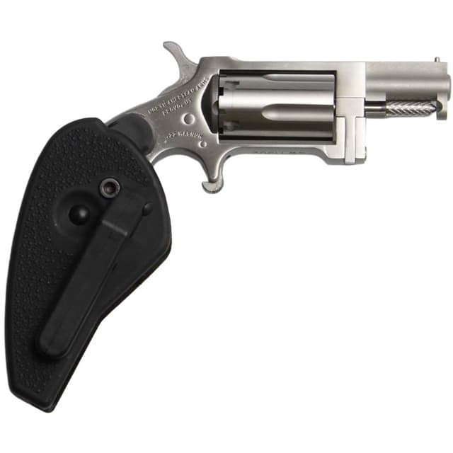 North American Arms Sidewinder 22 Winchester Magnum Rimfire 1.125 Inch Barrel 5 Rounds Stainless Steel Rosewood Grip
