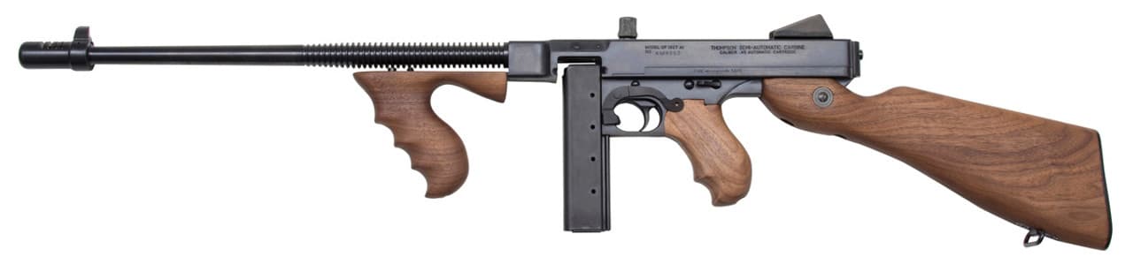 Auto Ordnance Ao Thompson 1927A1 Lightweight Deluxe 45 ACP 16 Inch 20 Rounds Blued