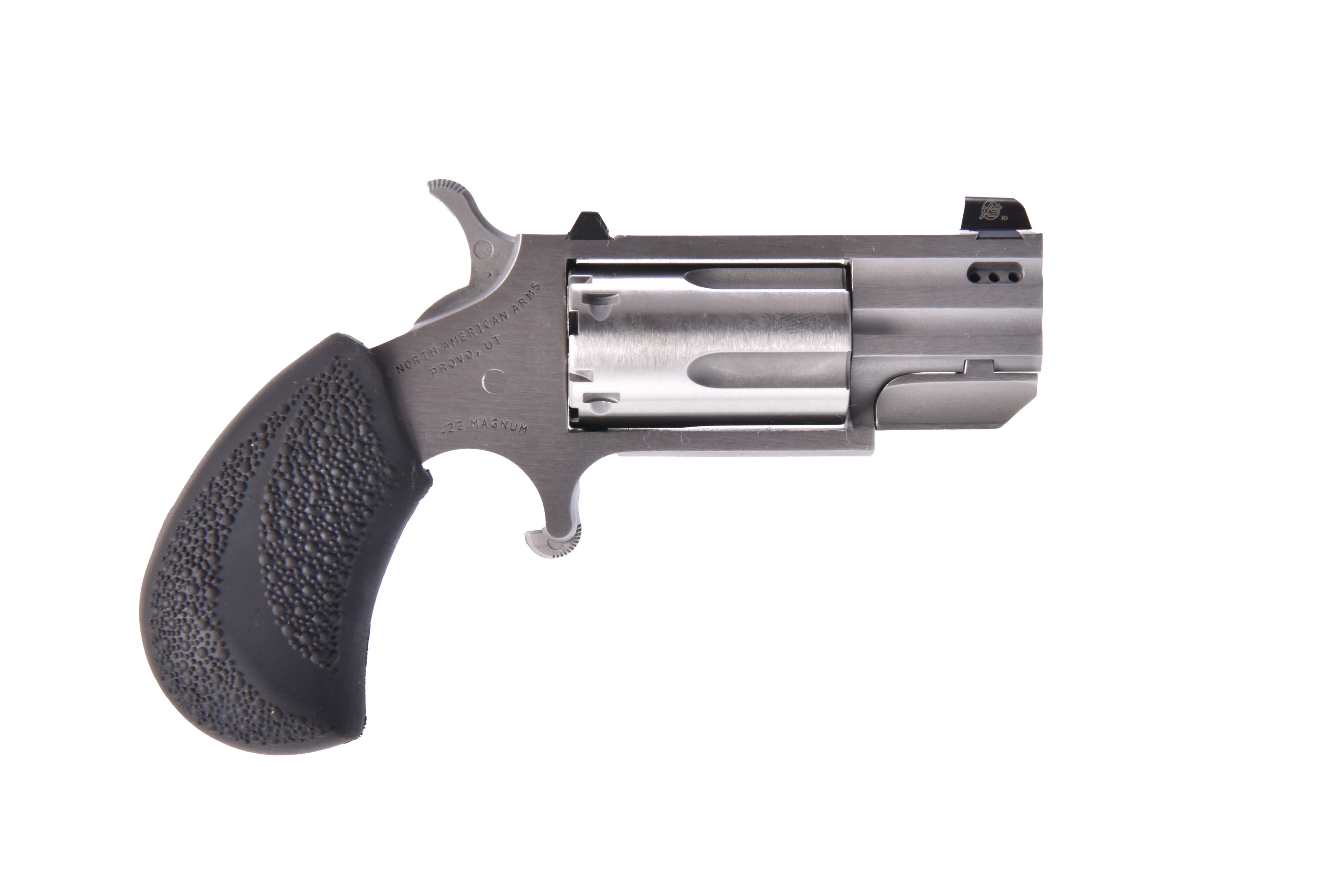 North American Arms Pug 22 Magnum 22 Long Rifle 1 Inch 5 Round Stainless Steel