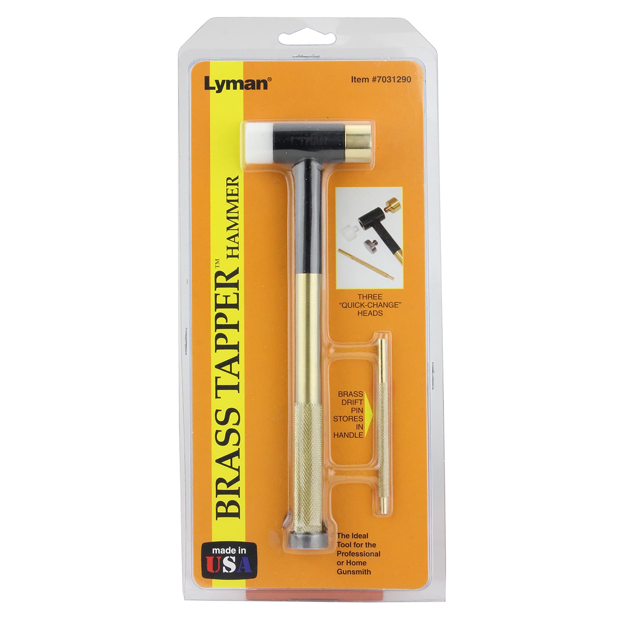 Lyman 7031290 Brass Tapper Brass/Nylon/Steel