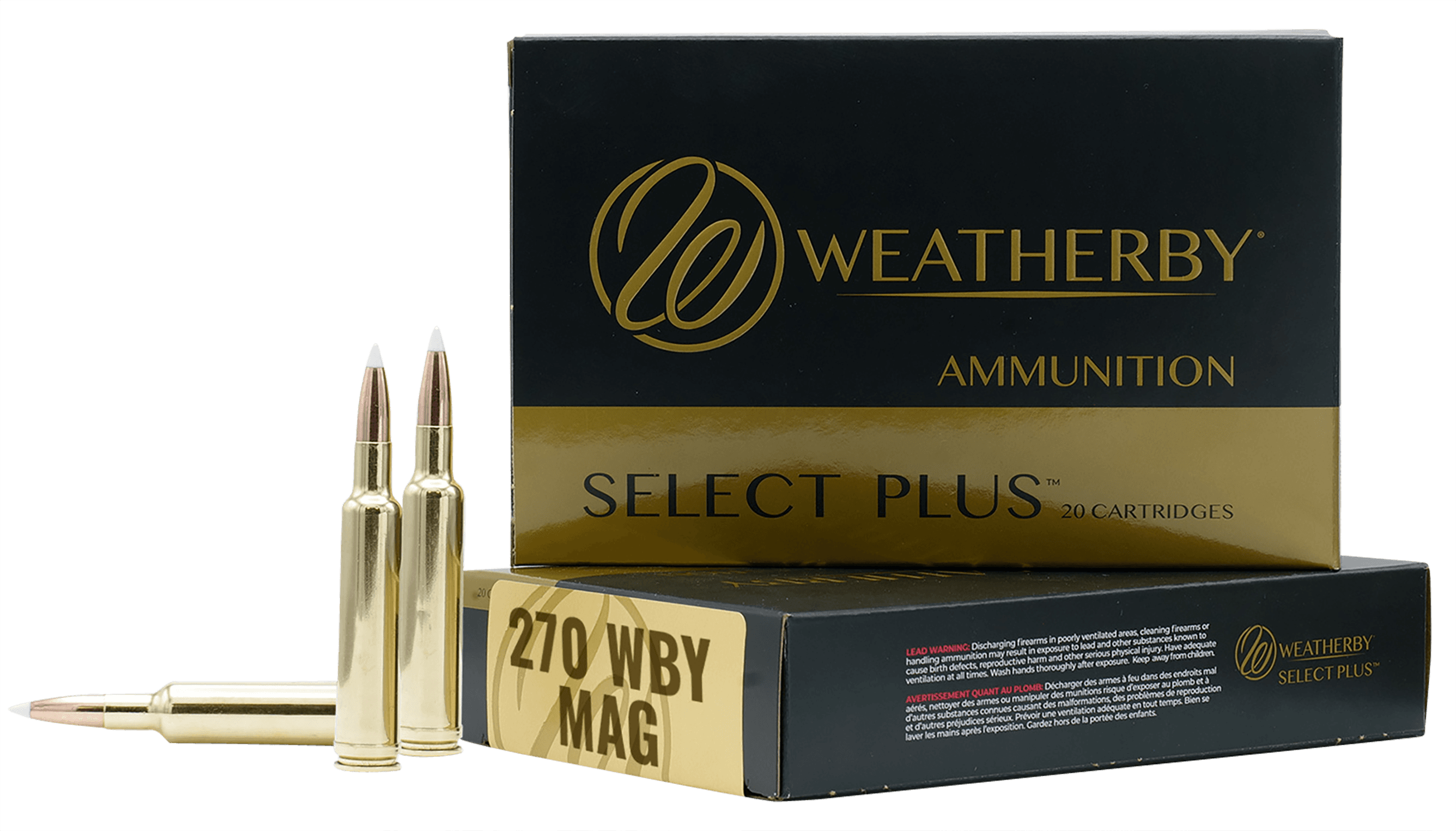 Weatherby N270150PT 270 Weatherby Magnum Nosler Spitzer Partition 150 Grain 20 Rounds