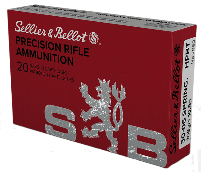 Sellier & Bellot SB3006D 30-06 Springfield Hollow Point Boat Tail 168 Grain 20 Rounds