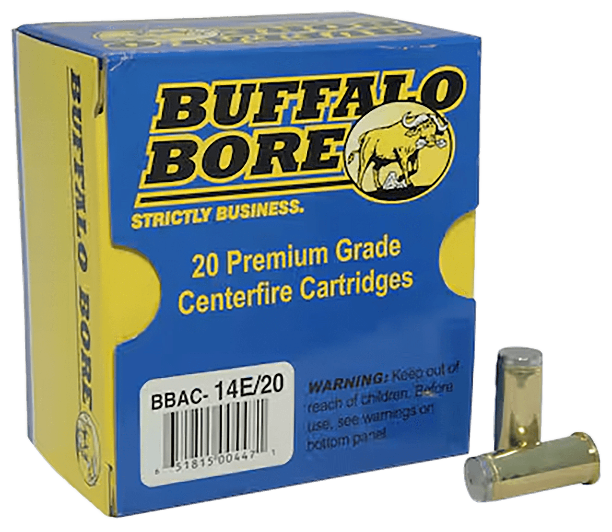 Buffalo Bore Ammunition 14E20 Anti-Personnel Strictly Business 44S&W Spl 200gr Hard Cast Wadcutter 20 Rounds