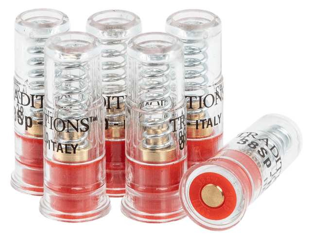 Traditions ASC38 Snap Caps Pistol 38Special Plastic Brass Base 6Pack