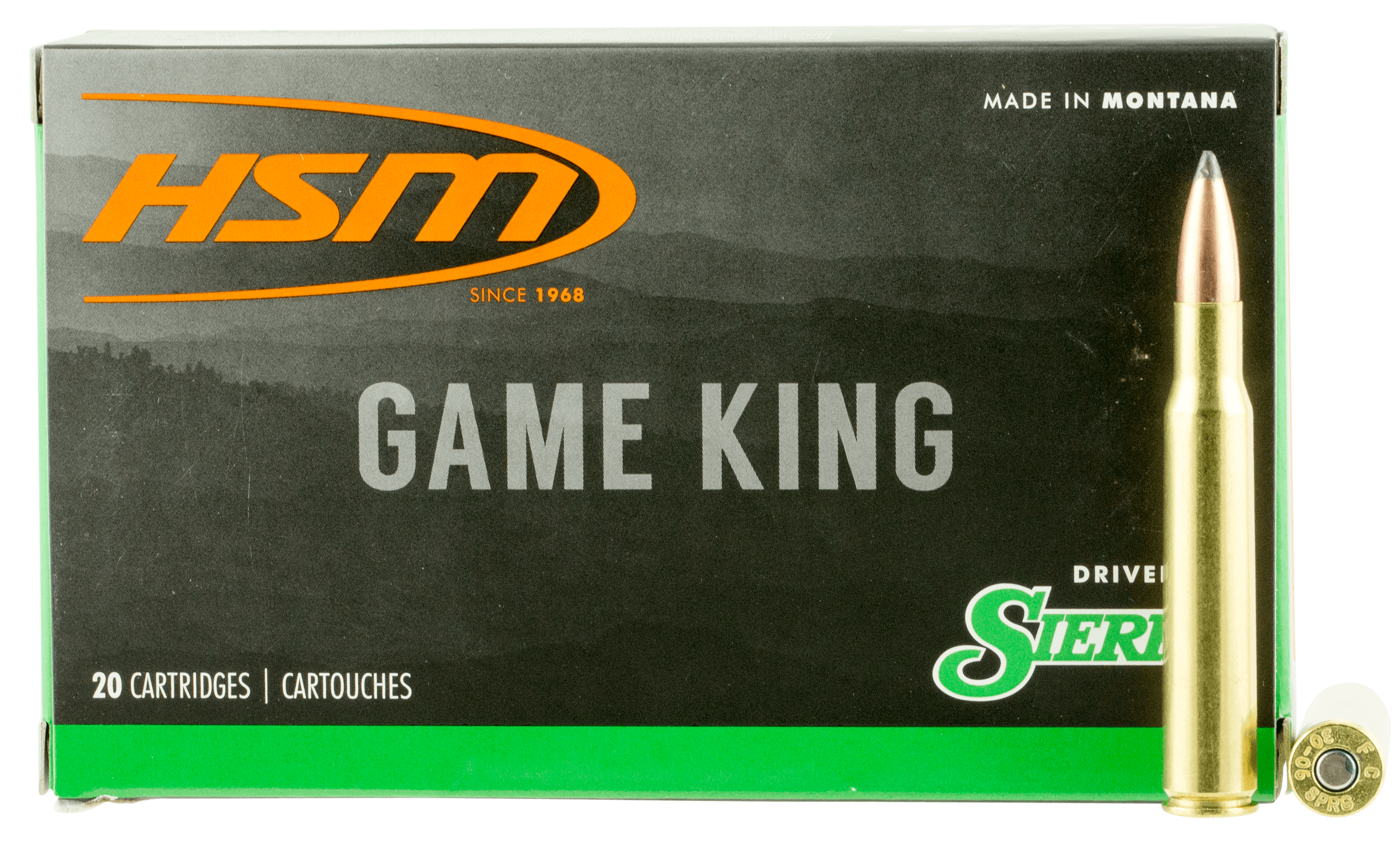 HSM Game King 30-40 Krag Sierra Gameking Spitzer Boat Tail 165 Grain 20 Rounds