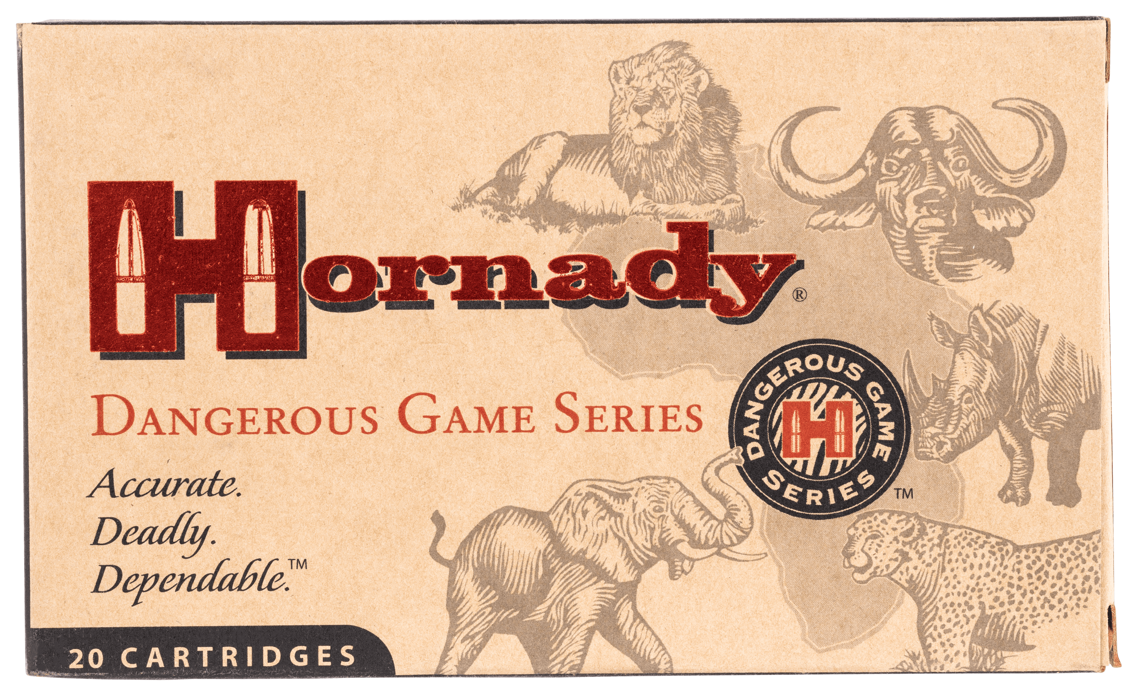 Hornady Dangerous Game 9.3x62 Mauser Interlock spire point recoil proof 286 Grain 20 Rounds