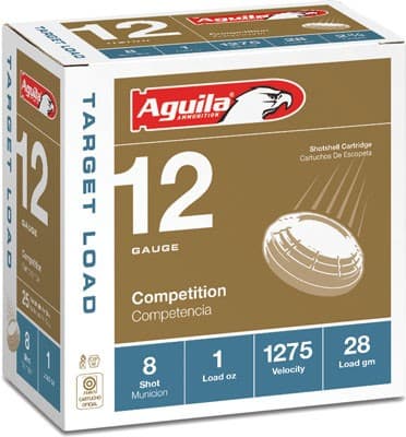 Aguila Shotshell 12 Gauge Lead Shot #8 1 Ounce 250 Rounds
