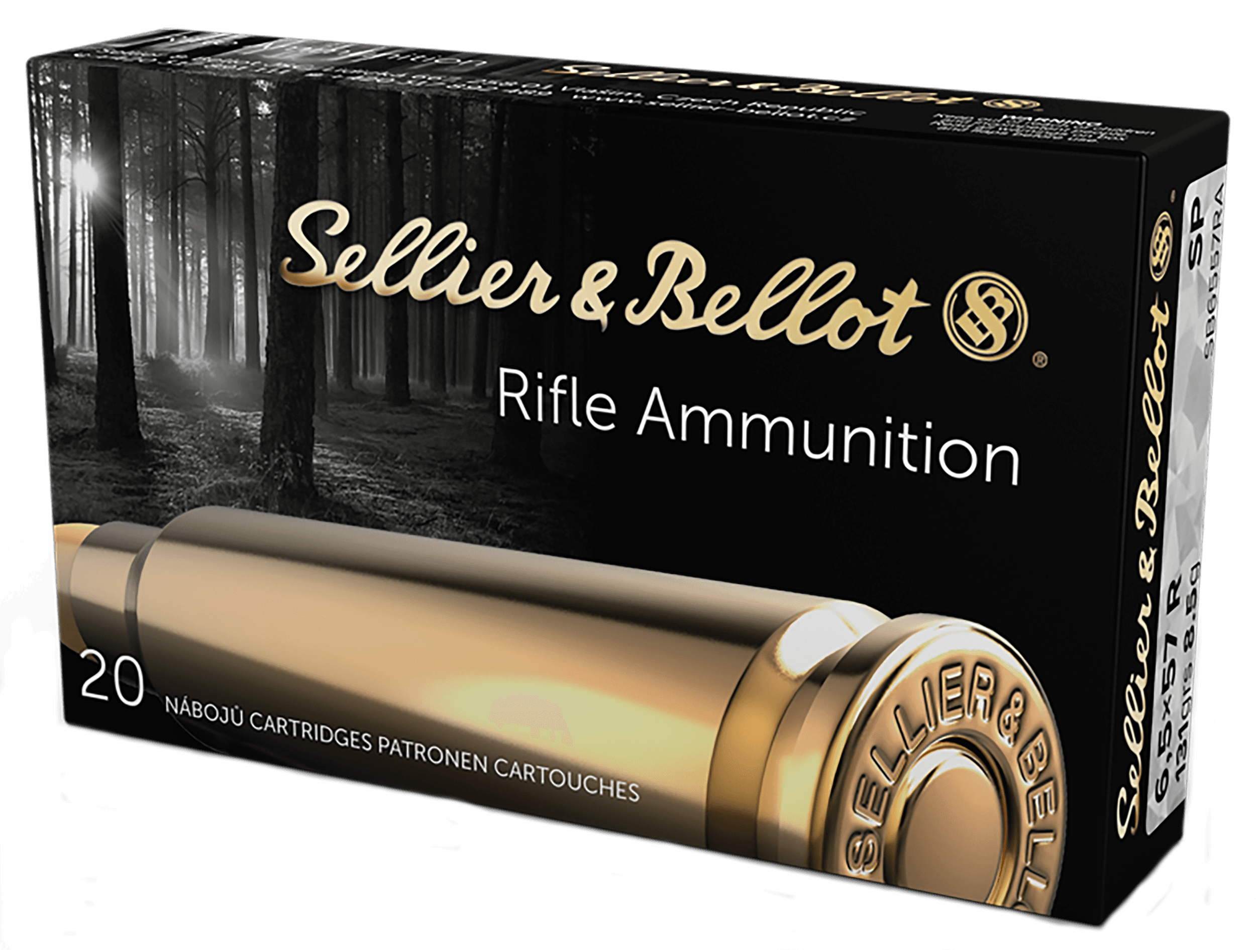 Sellier & Bellot SB6557RA 6.5x57mm Soft Point 131 Grain 20 Rounds