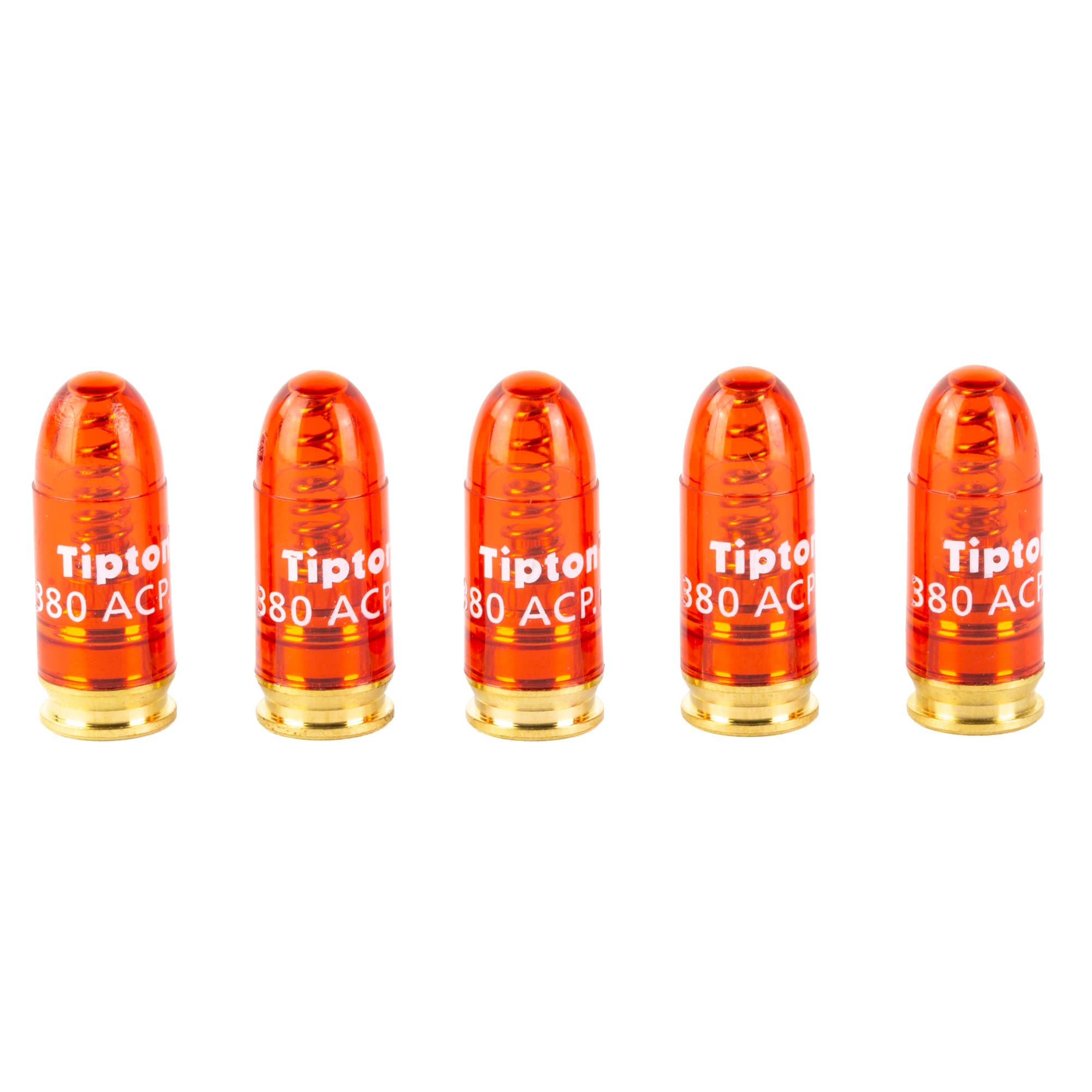 Tipton 337377 Snap Caps Pistol 380ACP Brass/Plastic 5pk