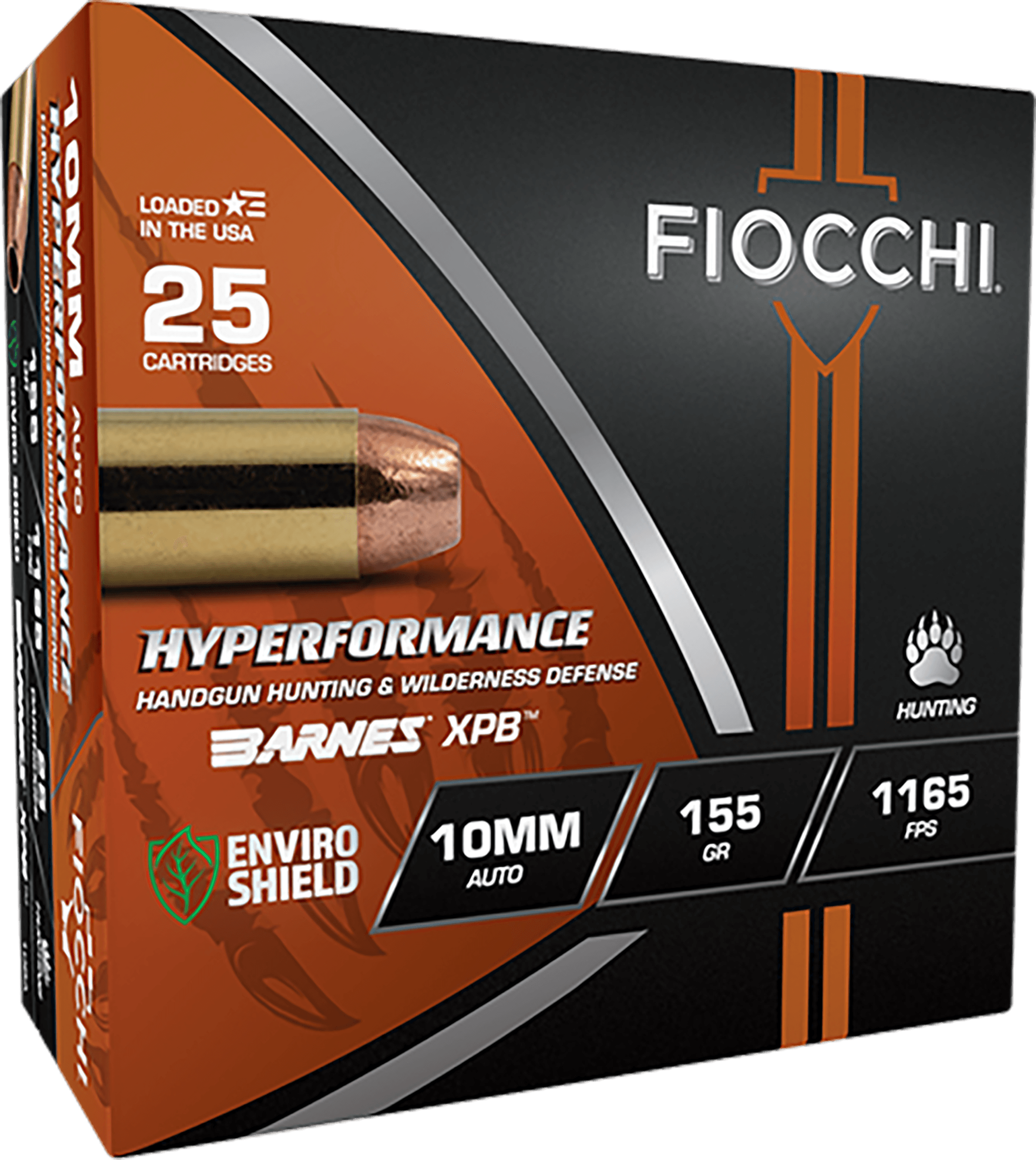 Fiocchi Hyperformance 10ba 10mm Auto Xpb 155 Grain 25 Rounds