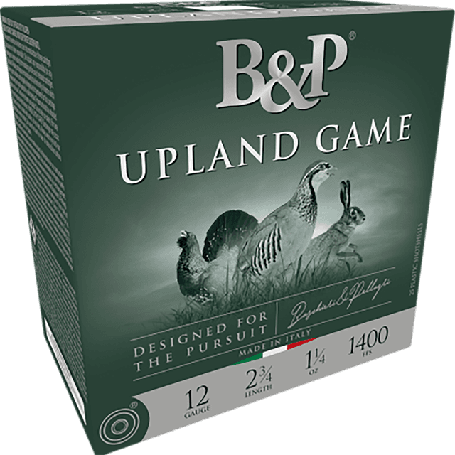 B&p Ammunition 12B1UP8 Upland Game Classic 12Gauge 2.50" 1oz 8Shot 25 Rounds