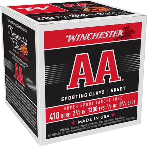 Winchester AA 410 Bore Lead Shot 1/2 Ounce 25 Rounds