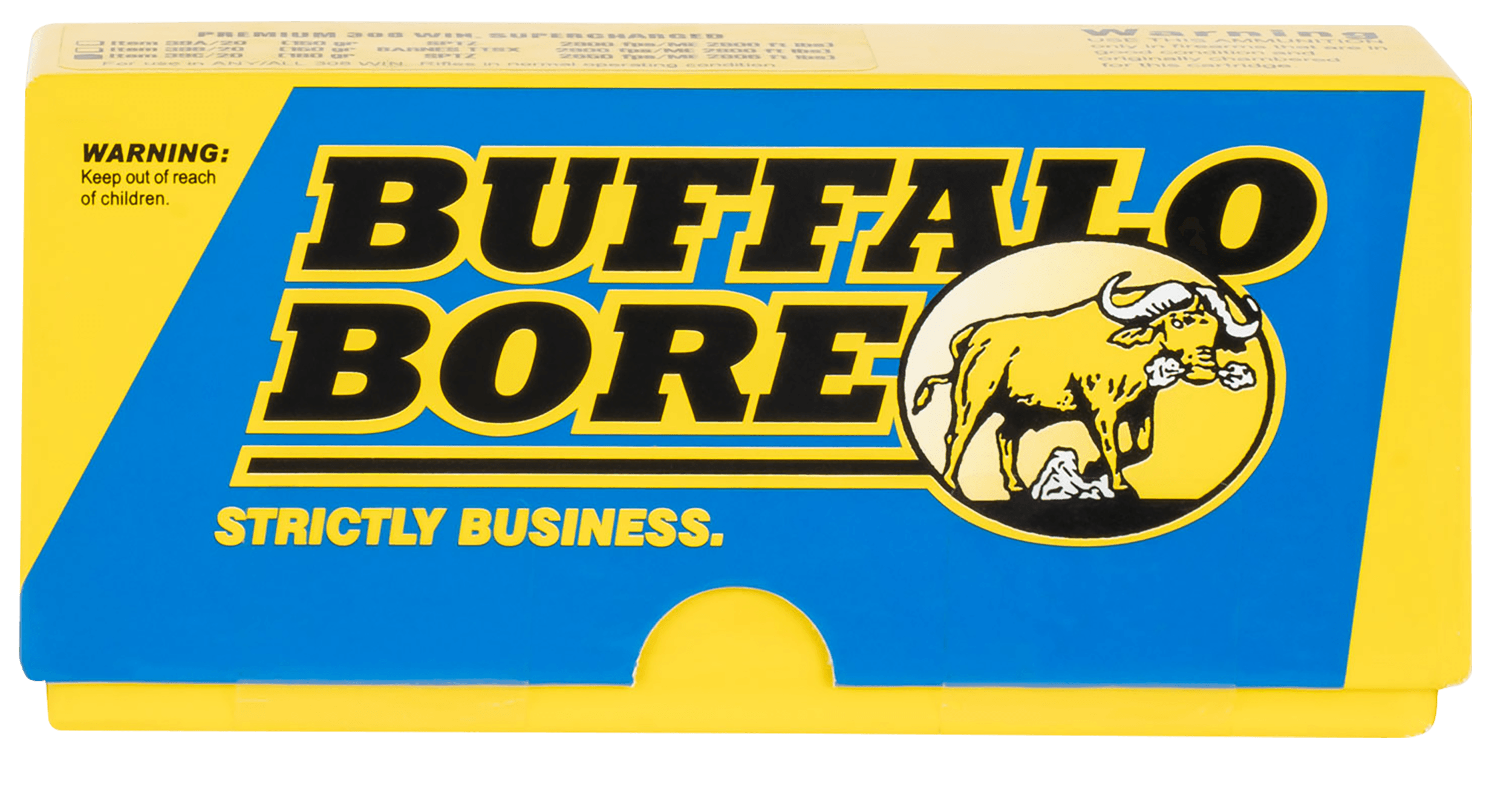 Buffalo Bore Ammunition 39C20 Premium Strictly Business 308Win 180gr Spitzer Supercharged 20 Rounds
