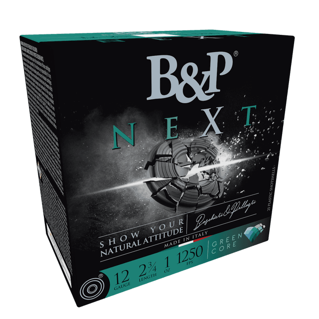 B&P 12B1NX8 Next  12Gauge 1oz 8Shot 25 Rounds