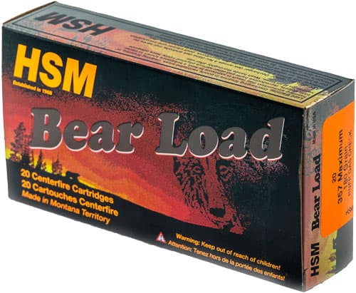 Hsm Bear, 357 Maximum, Lead, 180 Grain, 20 Rounds