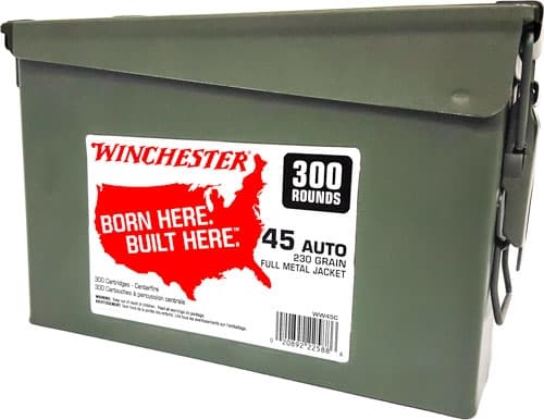 Winchester WW45C 45 ACP Full Metal Jacket 230 Grain 300 Rounds