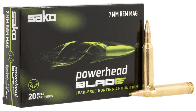 SAKO (TIKKA) JASPHB7MMRM140B PowerHead Blade 7mm 140gr 20 Rounds