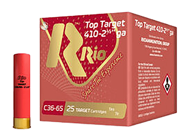 Rio Ammunition RC368 Top Target Training 410Gauge 2.50" 1/2oz 8Shot 250 Rounds