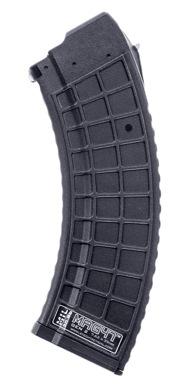 XTech Tactical XTT1152 Gen2 30rd Waffle 7.62x39mm Magazine Fits AK-47 Stainless Steel