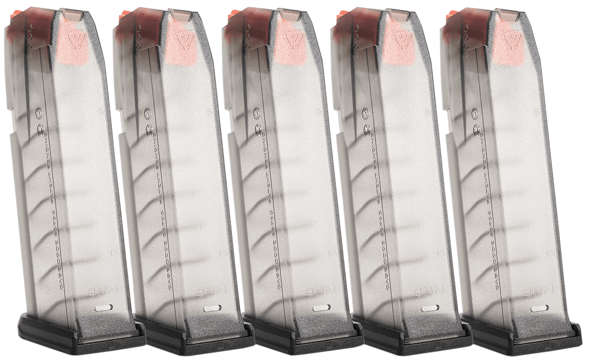 Strike Industries GMAG19X5 15rd Magazine Translucent Smoke 9mm Luger
